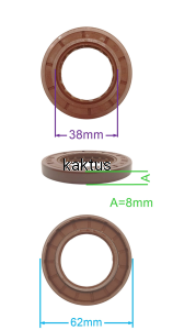 USZCZELNIACZ 38X62X8 WAŁU LONCIN 2P76F 2P73F
