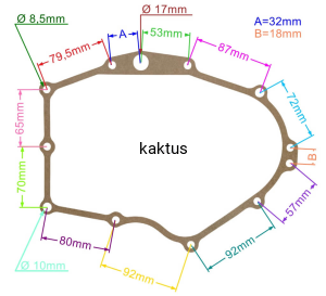 USZCZELKA MISKI OLEJOWEJ LONCIN 2P76F 2P73F