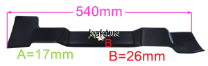 LISTWA TNĄCA 540MM MTD PRAWY 742-05254 ŁOPATY MULC