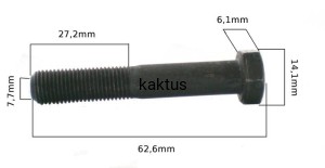 ŚRUBA LISTWY TNĄCEJ 56MM HUNTER