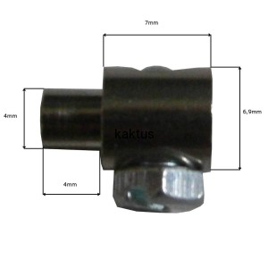 KOŃCÓWKA KABLA WALEC PION 6,9 X 7MM