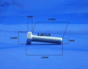 ŚRUBA M6S M6x25 / 9997-0625-16