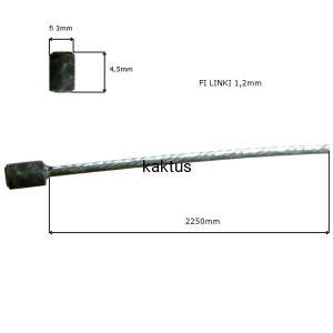 LINKA 1,2MM*2,25MB WALEC 4,5 X 3MM