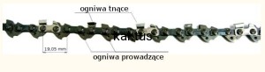 ŁAŃCUCH TNĄCY OREGON 3/8" 1,1MM  MICRO-LITE 90PX