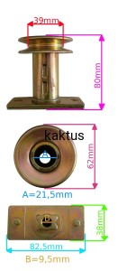 PIASTA NOŻA MTD Z NAPĘDEM 22,2MM