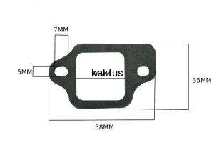 USZCZELKA GAŹNIKA GCV