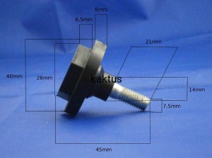 ŚRUBA NOŻA 33EL EURO COLLECTOR patrz 381004340/0