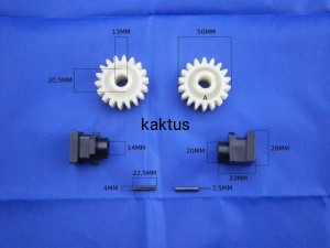 ZĘBATKA NAPĘDU STIGA 510S 46-460S 2SZT KOSIARKI