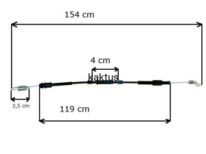 LINKA NAPĘDU KOSIARKI MTD 46 SPO  746-0430