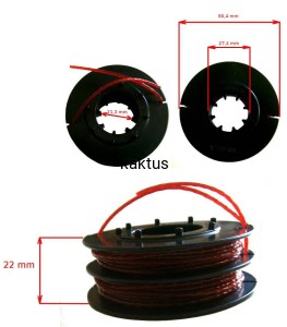 SZPULKA Z ŻYŁKĄ 16C1 WOLF GT845 GT 845