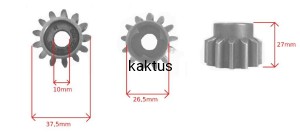 ZĘBATKA NAPĘDOWA PRZEKŁADNI NAC S510VHY PRAWA - P