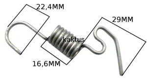 SPRĘŻYNA NACIĄGU PASKA KOSIARKI