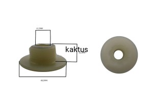 ŚLIMAK POMPKI OLEJU NAC SPS 7 WPUSTÓW