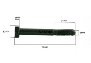 ŚRUBA KOŁA CASTEL GARDEN R430