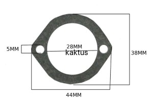 USZCZELKA KOLEKTORA SSĄCEGO GAŹNIKA TECUMSEH