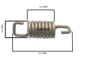 SPRĘŻYNA DO NAPĘDU KOSIARKI DAYE