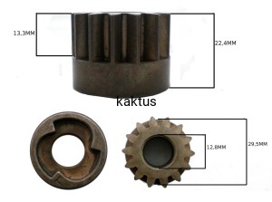 ZĘBATKA NAPĘDU MTD LEWA 14Z 717-04184C