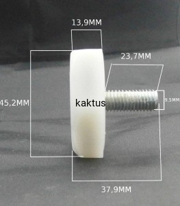 ŚRUBA KOSIARKI ELEKTRYCZNEJ WOLF