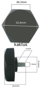 ŚRUBA KOSIARKI ELEKTRYCZNEJ WOLF