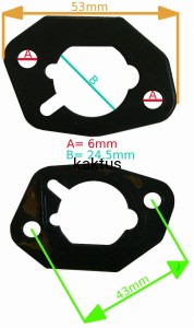 USZCZELKA GAŹNIKA WBE0704 GAŹNIK-OBUDOWA LONCIN