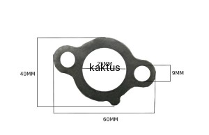 USZCZELKA KOLEKTORA WYDECHOWEGO BRIGGS 691613