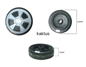 KOŁO FI 200 JEZDNE TYŁ WORLD 3 W 1 2001000 52Z