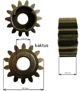 ZĘBATKA KOŁA VSS5B55 LEWA