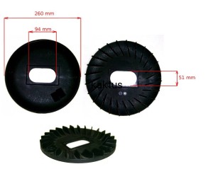 WENTYLATOR NOŻA KOSIARKI NAC AL480VH