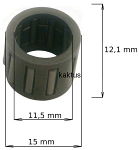 ŁOŻYSKO SWORZNIA TŁOKA (11x15x12,5)