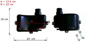 ZBIORNIK PALIWA KOSIARKI NAC T475 T575 1L