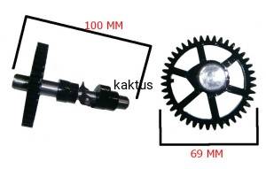 WAŁEK ROZRZĄDU SILNIKA KOSIARKI BRIGGS 500E