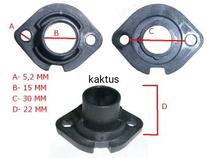 SPACER - CARBURETOR PODKŁADKA GAŹNIKA KOLEKTOR