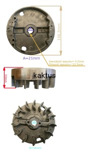 KOŁO MAGNESOWE BRIGGS 500E 590544