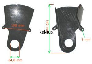 OSŁONA PASKA KLINOWEGO KOSIARKI JL56Z-C1
