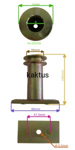 PIASTA NOŻA R152 SVH 532 18 67-66 25MM