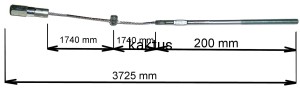 LINKA UKŁADU KIEROWNICZEGO STIGA VILA 1134-2032-04