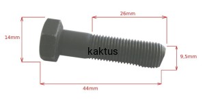 ŚRUBA NOŻA RAIDERY PRAWY GWINT 112735694/0