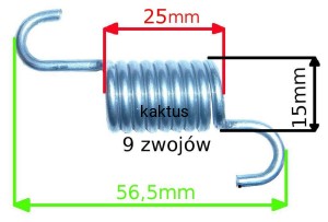 SPRĘŻYNA PRZEKŁADNI AL-KO 520 BR