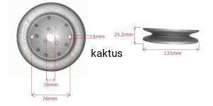 KOŁO PASOWE ROPER ZAM 153535 129861