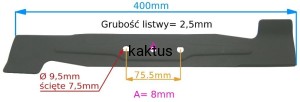 LISTWA TNĄCA 400 MM STERWINS 400-EP-3