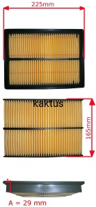 FILTR POWIETRZA HONDA GX 610,620,670