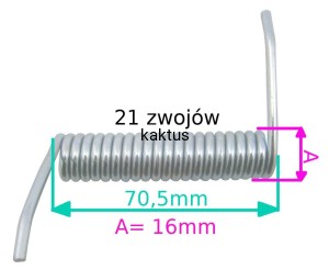 SPRĘŻYNA KLAPY KOSZA XC 53 BSW