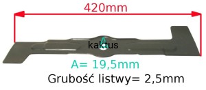 LISTWA TNĄCA 420 MM AL-KO ALKO MOWEO 42.5 LI
