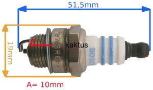 ŚWIECA ZAPŁONOWA WSR6F BOSCH PILARKI KOSY