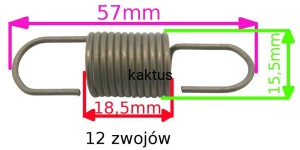 SPRĘŻYNA BRIGGS 691018 REGULATOR VTWIN