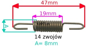 SPRĘŻYNA BRIGGS 691019 VTWIN REGULATORA
