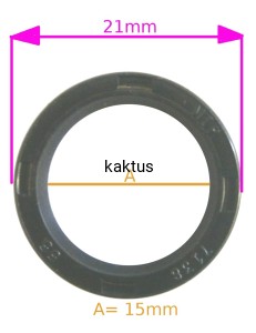 USZCZELNIACZ 15x20x2 HAMULCA MTD LT5 721-0213