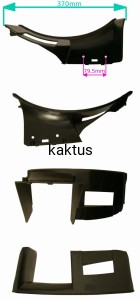 OSŁONA TYLNY WYRZUT KOSIARKI HK46CM HK51BS625N4W1