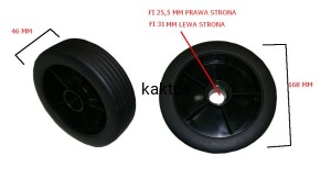 KOŁO FI 165 504 TR PRZÓD