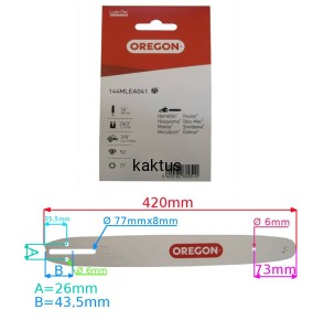 PROWADNICA DOUBLE GUARD 14" 3/8" 1,1MM 52E